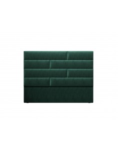 Tête De Lit En Velours, Couleur Vert Bouteille, Berlin, Marque Cosmopolitan Design 2