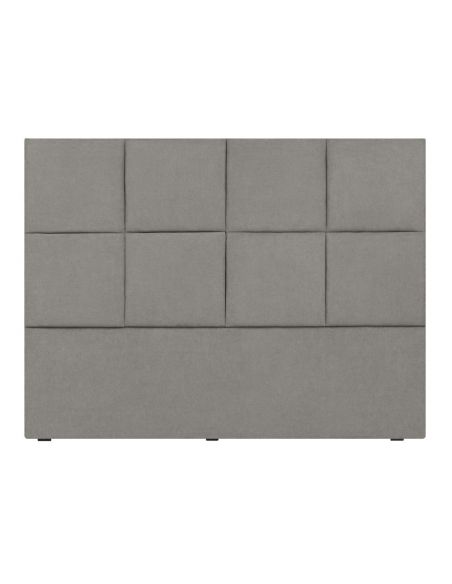 Tête De Lit en Tissu Structurel, Gris, Begonia, Marque Mazzini Sofas