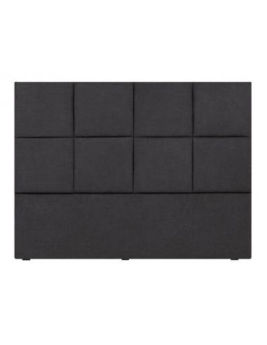 Tête De Lit en Tissu Structurel, Couleur Gris Foncé, Begonia, Marque Mazzini Sofas