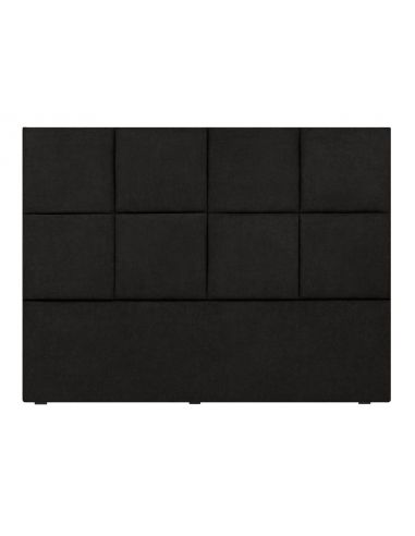 Tête De Lit en Tissu Structurel, Noir, Begonia, Marque Mazzini Sofas