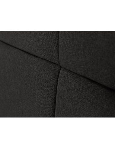 Tête De Lit en Tissu Structurel, Noir, Begonia, Marque Mazzini Sofas