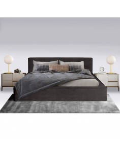 Tête de lit et Sommier ALMA ANTHRACITE 2