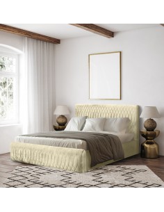 Tête de lit et Sommier VENEZIA BEIGE