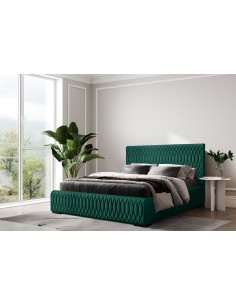 Tête de lit et Sommier VENEZIA VERT 2