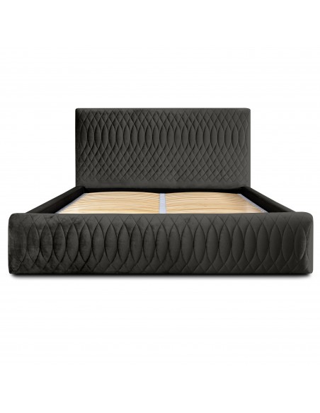 Tête de lit et Sommier VENEZIA ANTHRACITE