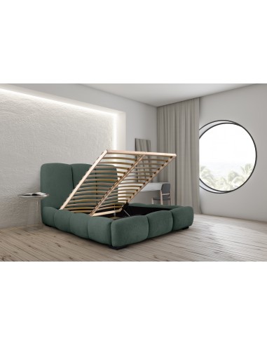 Tête de lit et Sommier ALLURE VERT