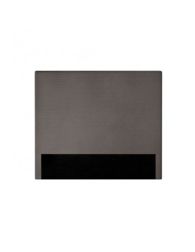 TETE DE LIT VELOURS COTELE LAUREL GRIS FONCE