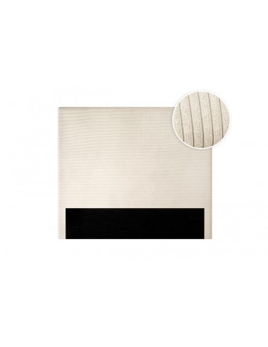 TETE DE LIT VELOURS COTELE LAUREL BEIGE
