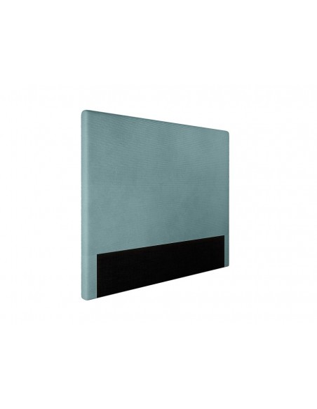 TETE DE LIT VELOURS COTELE LAUREL BLEU CLAIR