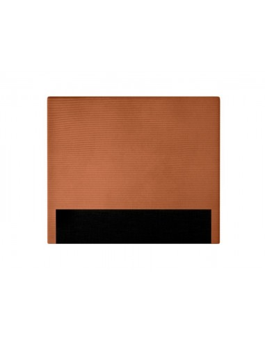 TETE DE LIT VELOURS COTELE LAUREL TERRACOTA
