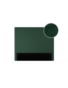TETE DE LIT TISSU BOUCLETTES LAUREL VERT FONCE