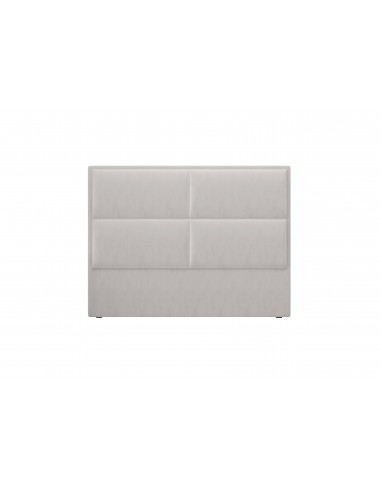 Tête De Lit En Velours, Couleur Beige, Lara, Marque Milo Casa