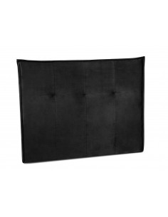 Tête De Lit En Velours, Couleur Noir, Monica, Marque Milo Casa 2