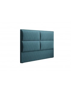 Tête De Lit En Velours, Couleur Pétrole, Lara, Marque Milo Casa 2