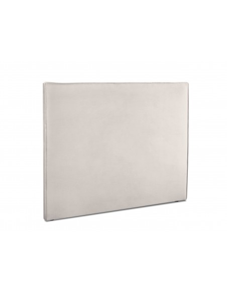 Tête De Lit En Velours, Couleur Beige, Natalia, Marque Milo Casa
