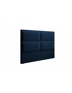 Tête De Lit En Velours, Couleur Bleu Roi, Lara, Marque Milo Casa 2