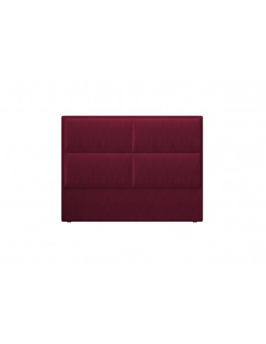 Tête De Lit En Velours, Couleur Bordeaux, Lara, Marque Milo Casa