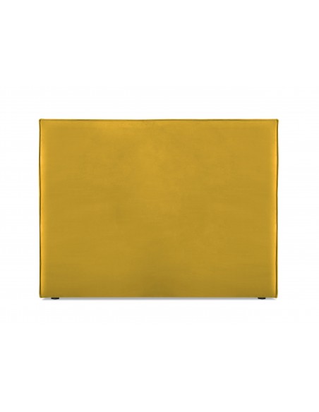 Tête De Lit En Velours, Couleur Jaune, Natalia, Marque Milo Casa