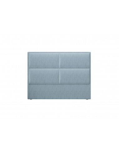 Tête De Lit En Velours, Couleur Bleu Clair, Lara, Marque Milo Casa