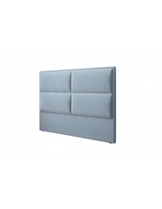 Tête De Lit En Velours, Couleur Bleu Clair, Lara, Marque Milo Casa 2
