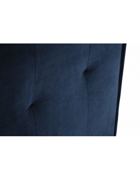 Tête De Lit En Velours, Couleur Bleu Roi, Monica, Marque Milo Casa