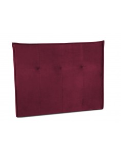 Tête De Lit En Velours, Couleur Bordeaux, Monica, Marque Milo Casa 2