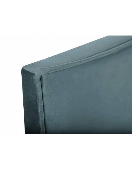 Tête De Lit En Velours, Couleur Pétrole, Natalia, Marque Milo Casa