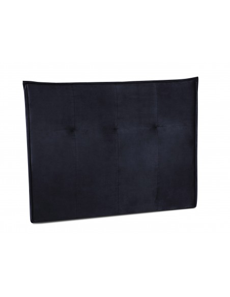 Tête De Lit En Velours, Couleur Bleu Foncé, Monica, Marque Milo Casa