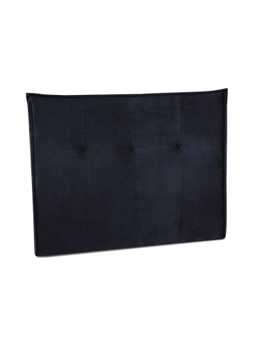 Tête De Lit En Velours, Couleur Bleu Foncé, Monica, Marque Milo Casa