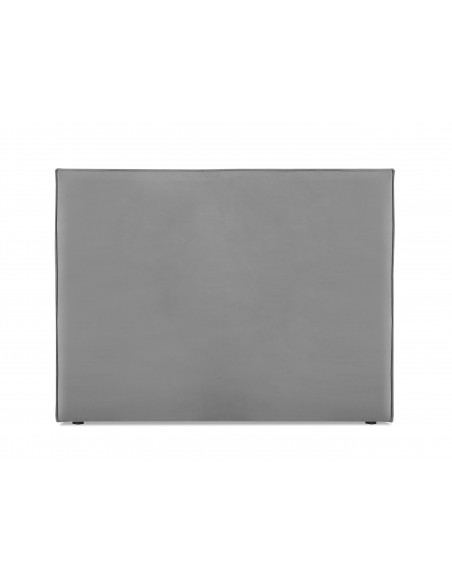Tête De Lit En Velours, Couleur Gris Clair, Natalia, Marque Milo Casa
