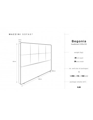 Tête De Lit En Velours, Couleur Lavande, Begonia, Marque Mazzini Sofas
