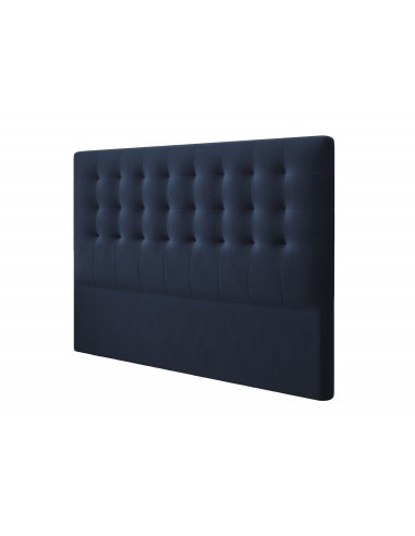 Tête De Lit En Velours, Couleur Bleu Foncé, Athena, Marque Windsor & Co
