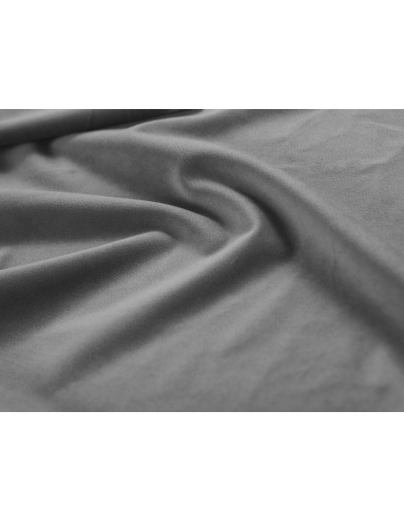 Tête De Lit En Velours, Couleur Gris Clair, Athena, Marque Windsor & Co