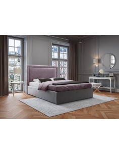 Tête De Lit En Velours, Couleur Lavande, Primevere, Marque Mazzini Sofas 2