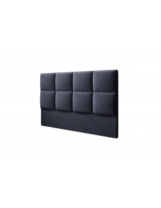 Tête De Lit En Velours, Couleur Bleu Foncé, Begonia, Marque Mazzini Sofas 2