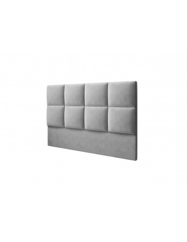 Tête De Lit En Velours, Couleur Gris Clair, Begonia, Marque Mazzini Sofas