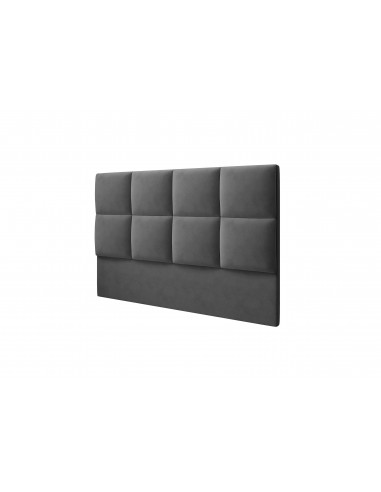 Tête De Lit En Velours, Couleur Gris Foncé, Begonia, Marque Mazzini Sofas