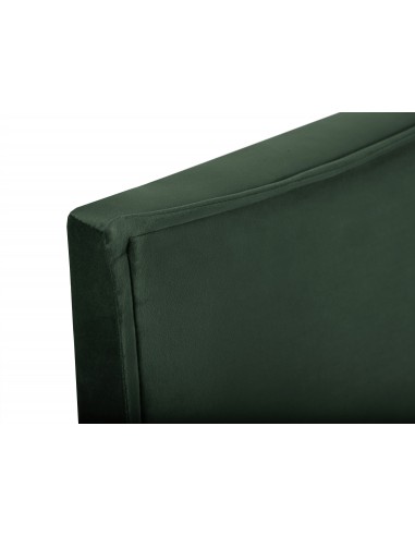Tête De Lit En Velours, Couleur Vert Bouteille, Natalia, Marque Milo Casa