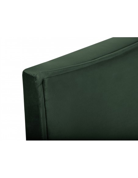 Tête De Lit En Velours, Couleur Vert Bouteille, Natalia, Marque Milo Casa