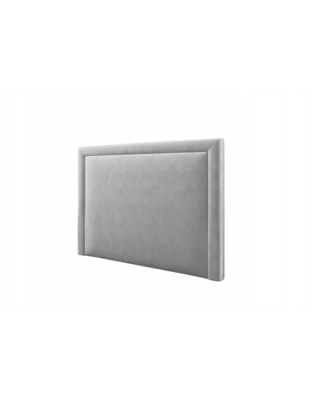Tête De Lit En Velours, Couleur Gris Clair, Primevere, Marque Mazzini Sofas