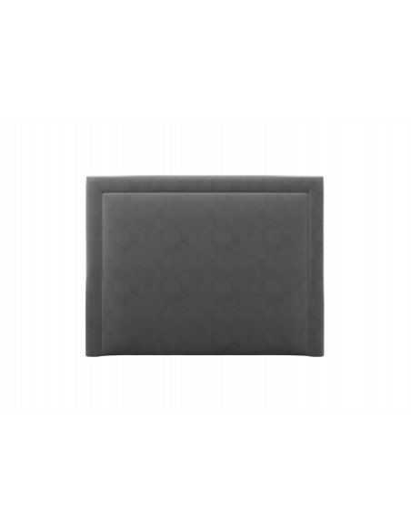 Tête De Lit En Velours, Couleur Gris Foncé, Primevere, Marque Mazzini Sofas